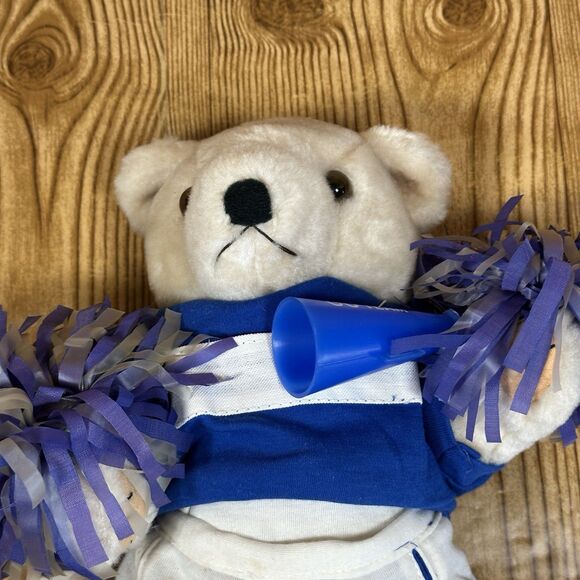 Tender Heart Treasures THT Cheerleader Bear THT Football‎ Bear Lot Of 3 1991 - Picture 15 of 16